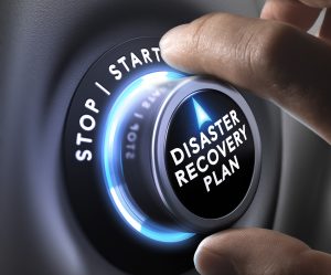 Dial showing business continuity planning and disaster recovery for small businesses.