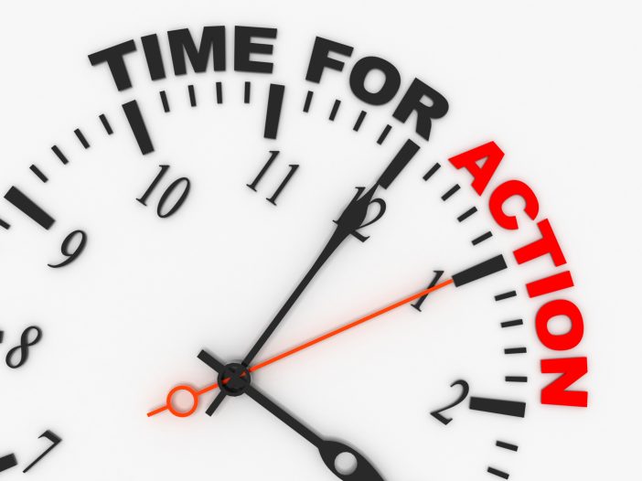 Clock with saying time for action as Microsoft Server 2008 support ends need Microsoft licensing