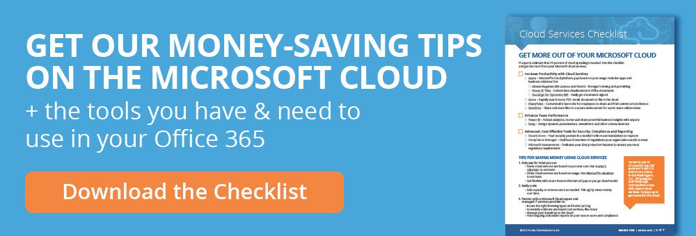 Get Our Money-Saving Tips on the Microsoft Cloud